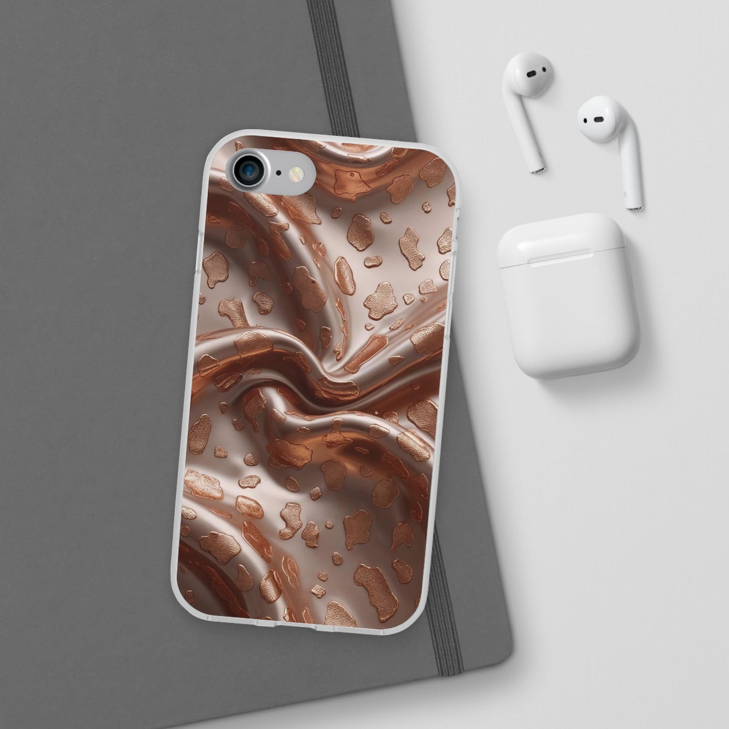 iPhone Flexi Case – Leopardenmuster