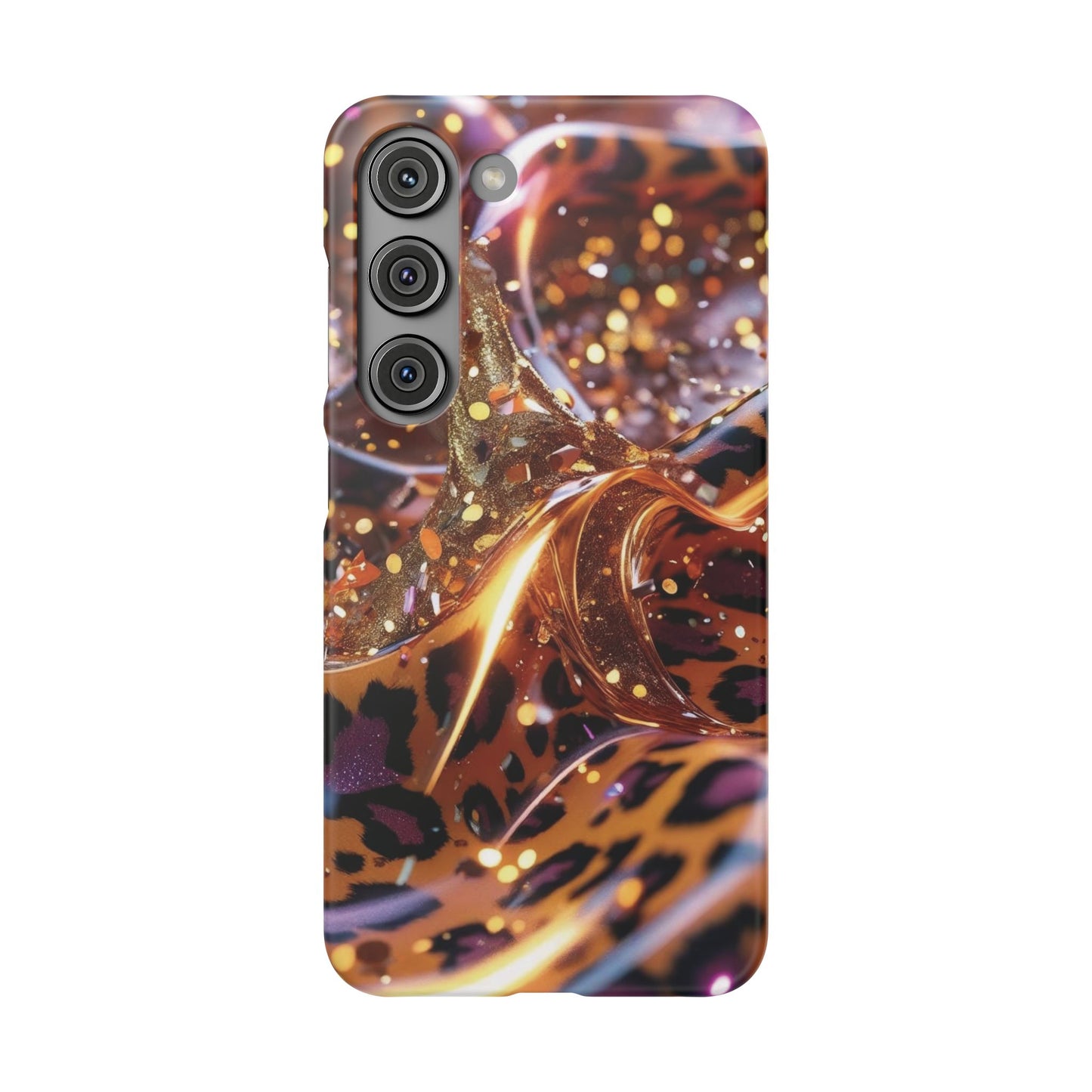 Snap Case Leopard Muster Samsung Handyhülle