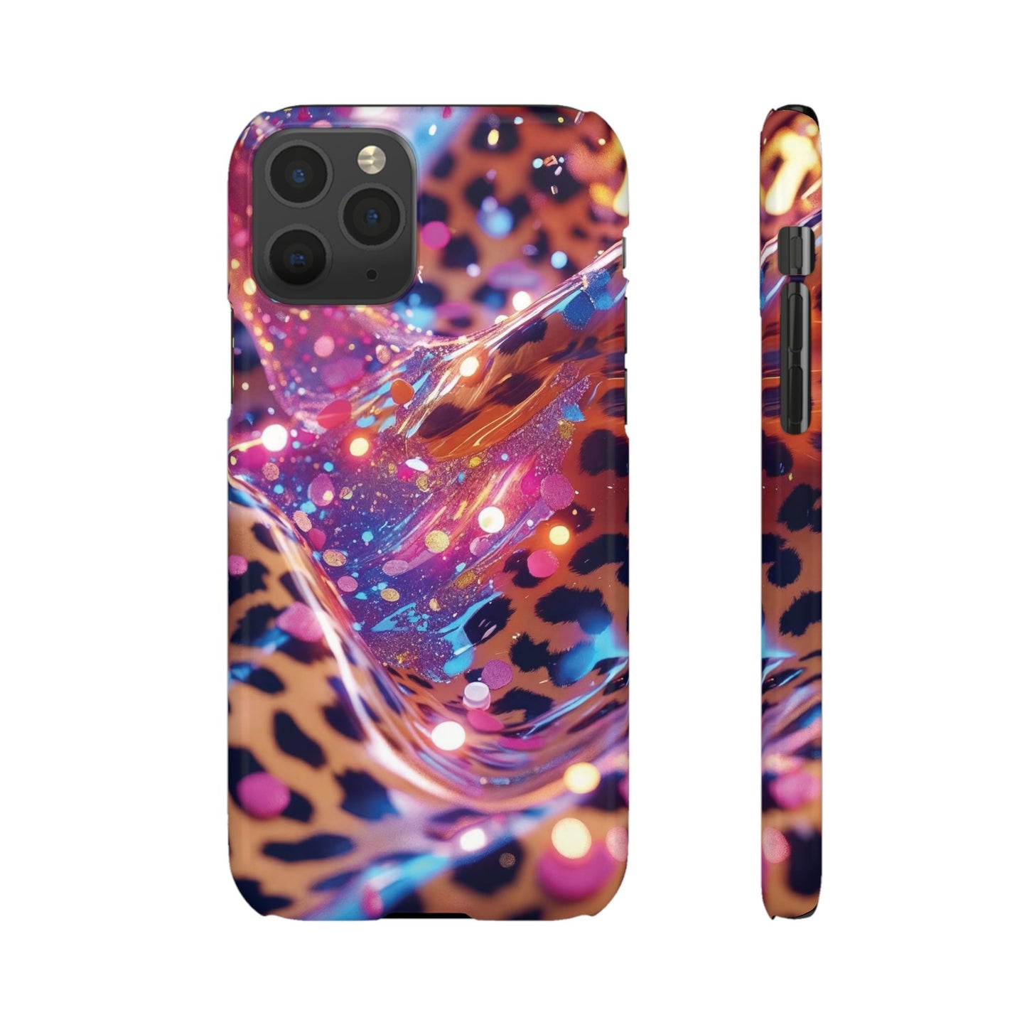 Snap Case Leopard Muster iPhone Handyhülle