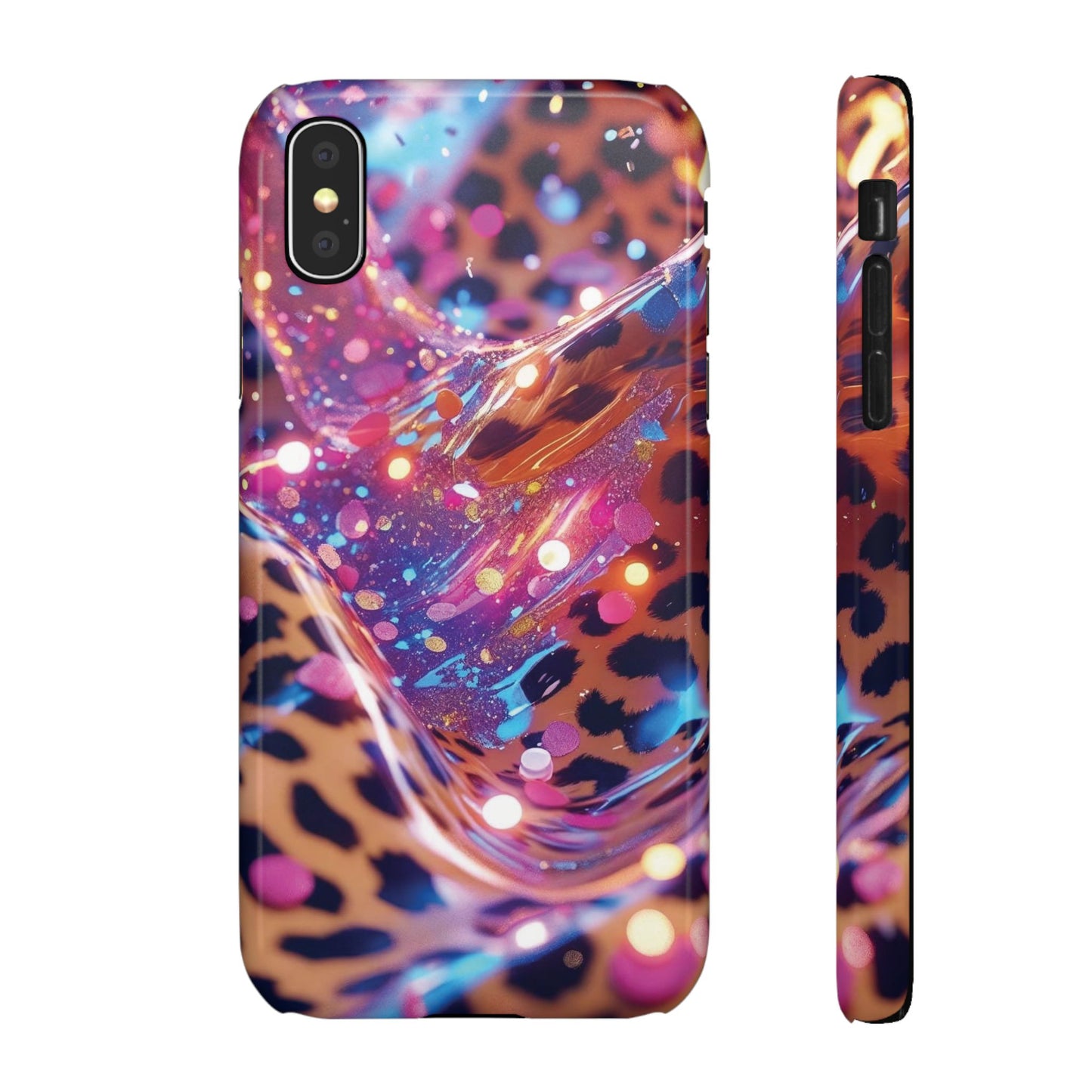 Snap Case Leopard Muster iPhone Handyhülle