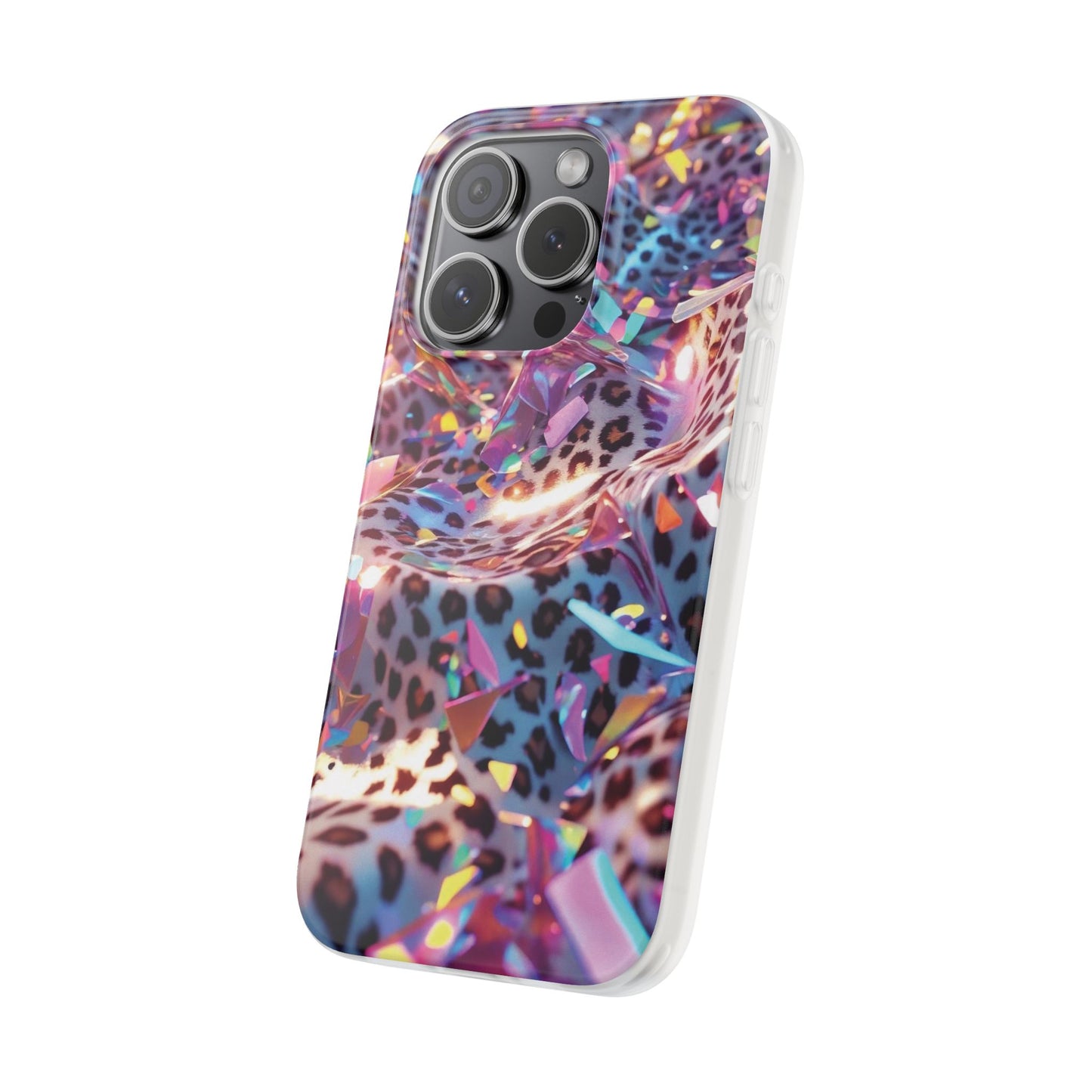 iPhone Flexi Case – Leopardenmuster