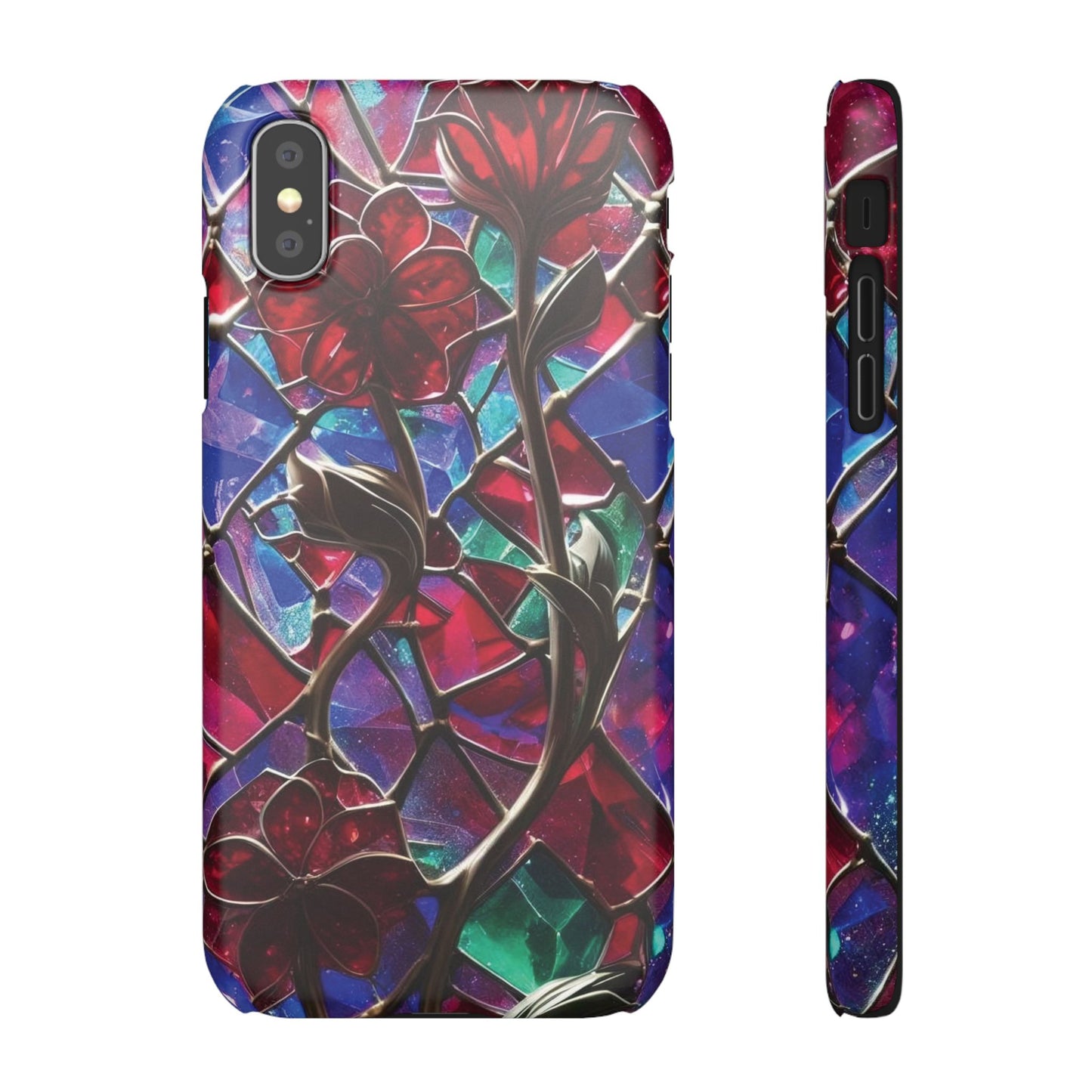 iPhone Snap Case – Glasmosaik 3D Optik Design