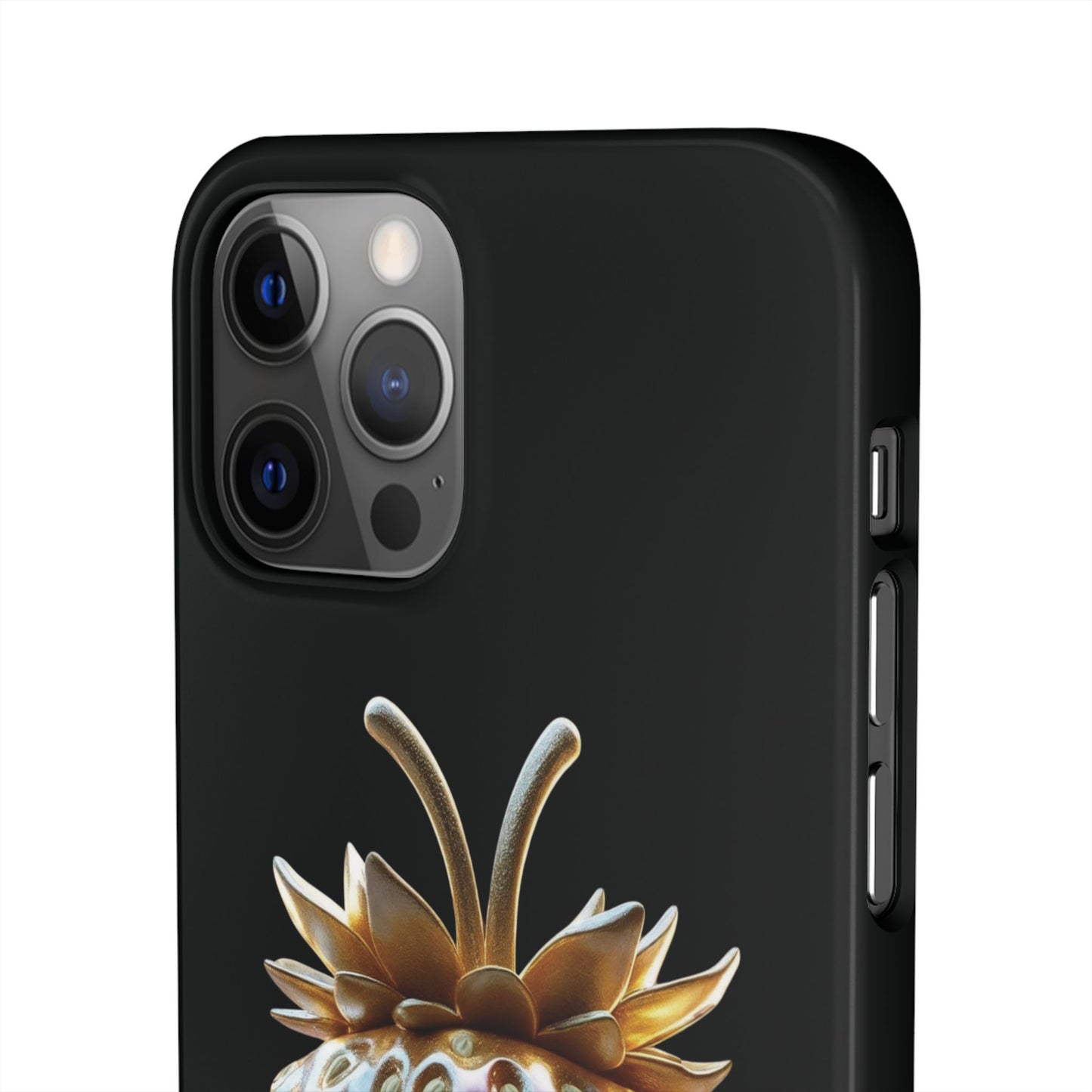 Snap Case iPhone Handyhülle - 3D Effekt Erdbeeren