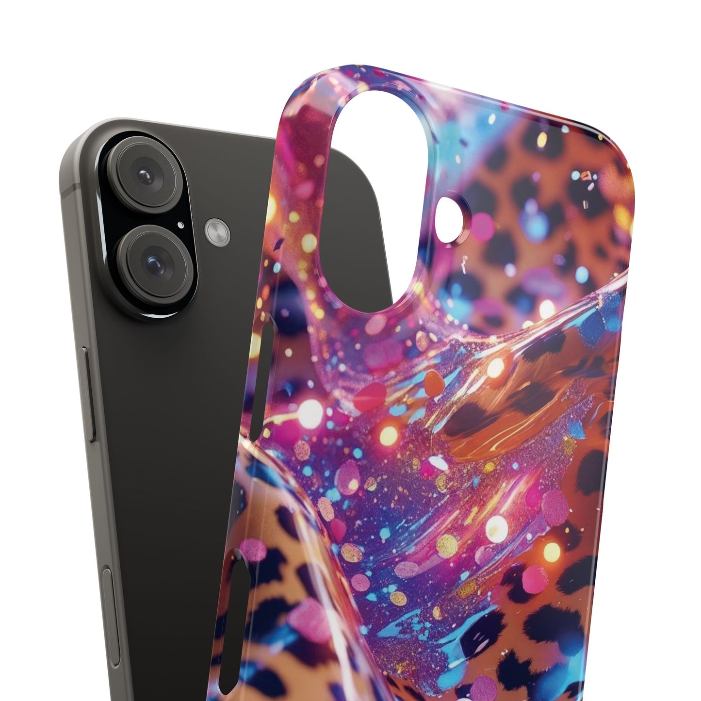 Snap Case Leopard Muster iPhone Handyhülle