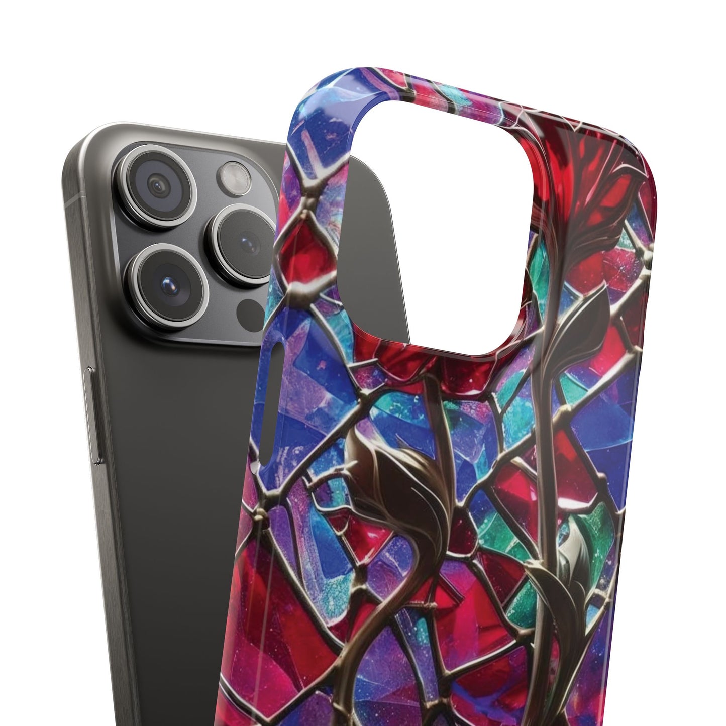 iPhone Snap Case – Glasmosaik 3D Optik Design