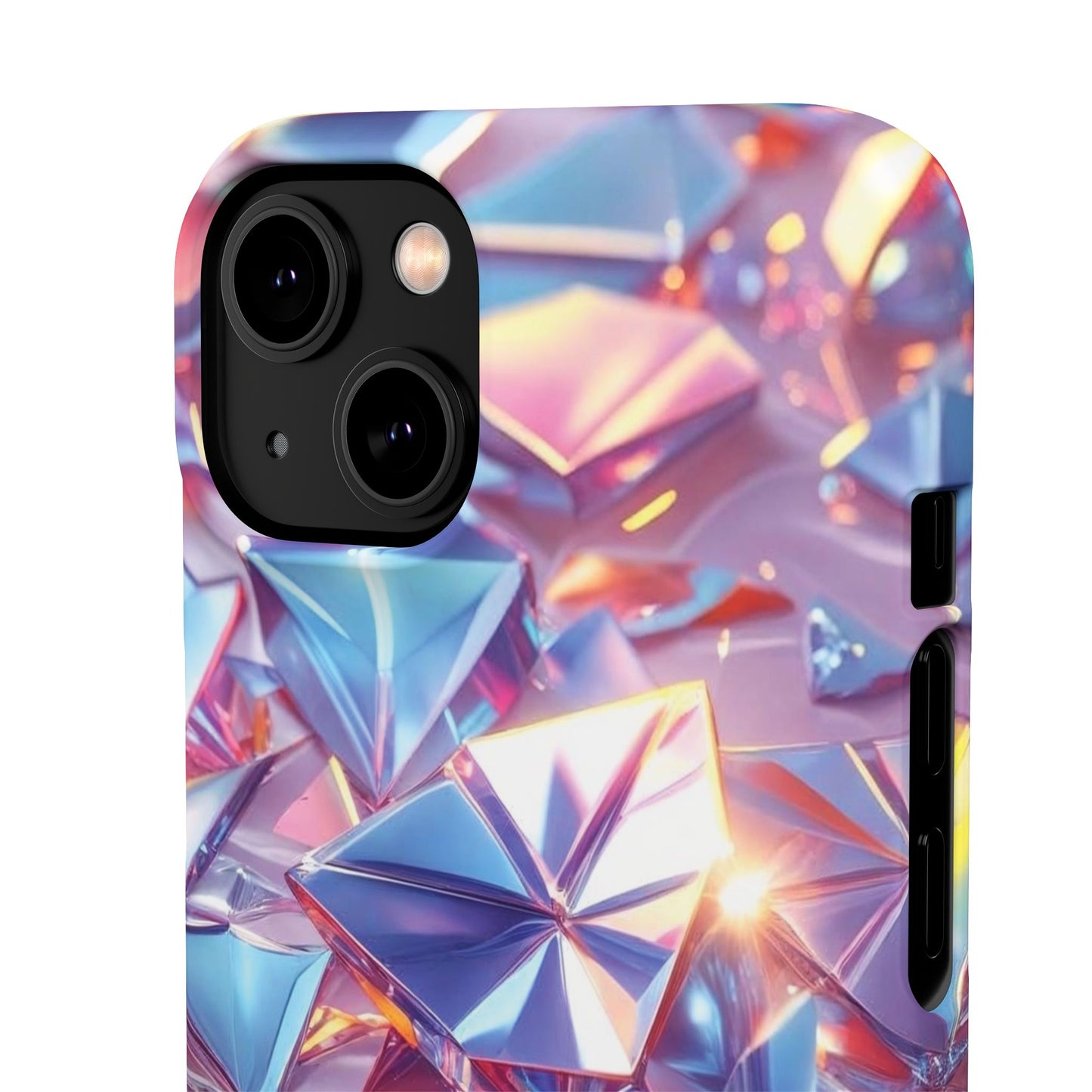 Snap Case iPhone Handyhülle – 3D-Effekt mit Diamant Design