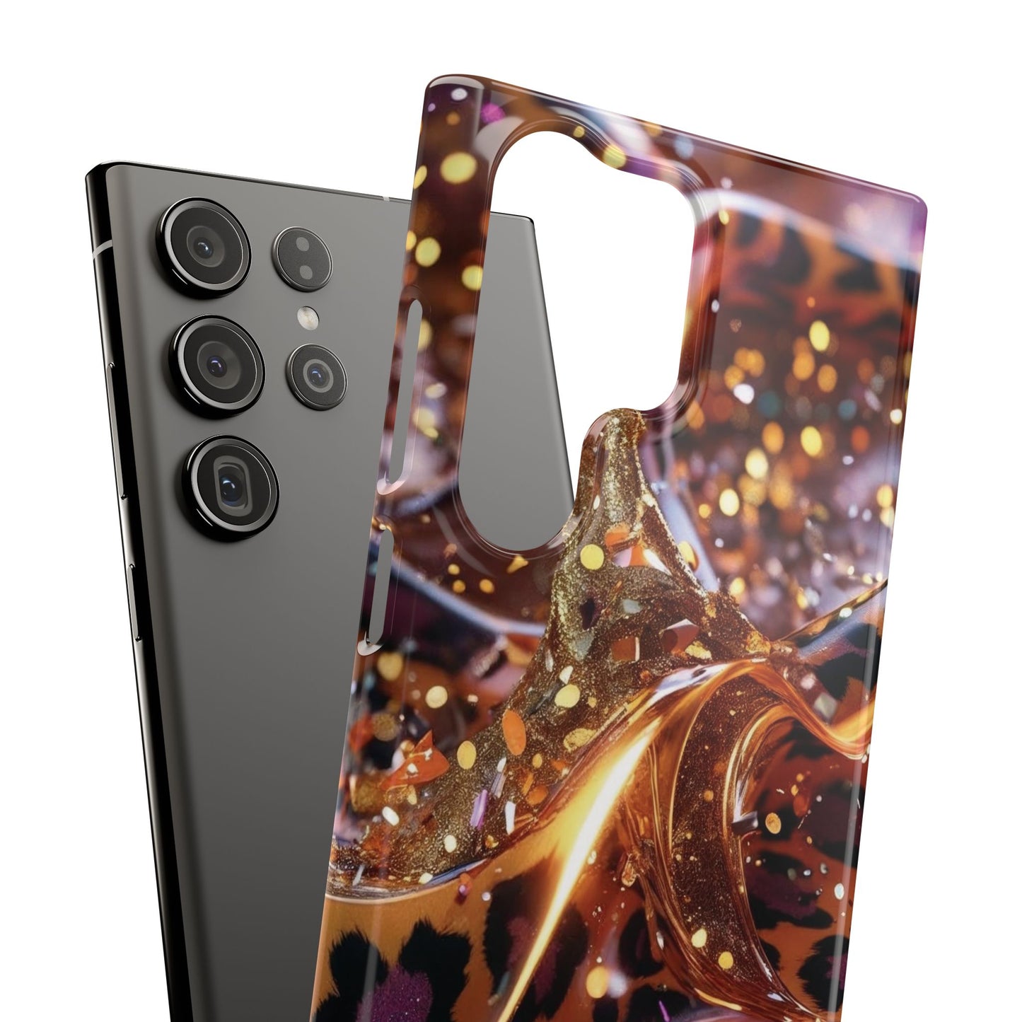 Snap Case Leopard Muster Samsung Handyhülle