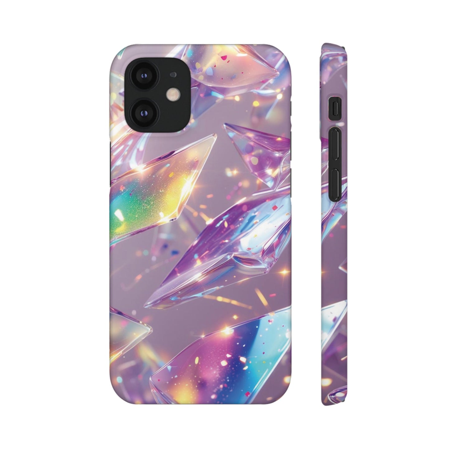 Snap Case iPhone Handyhülle – 3D-Effekt mit Diamant Design