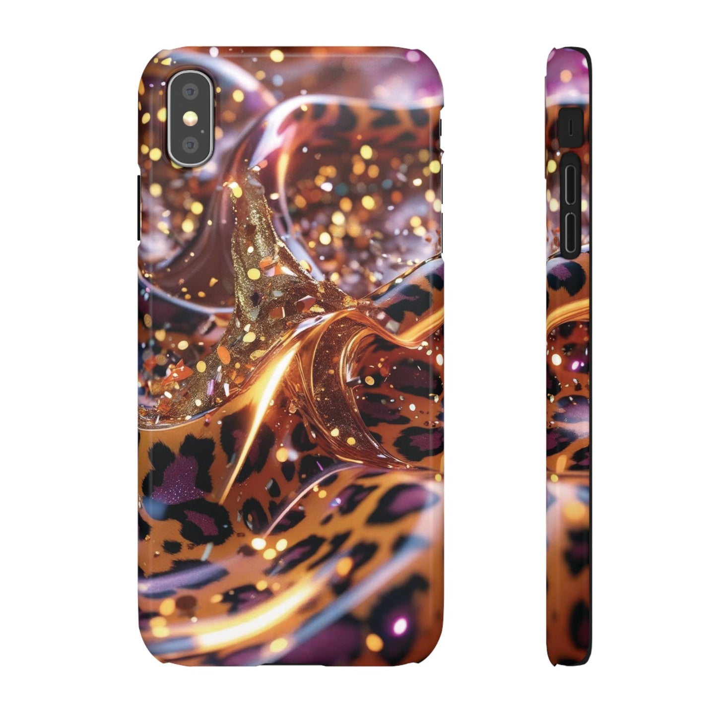 Snap Case Leopard Muster iPhone Handyhülle