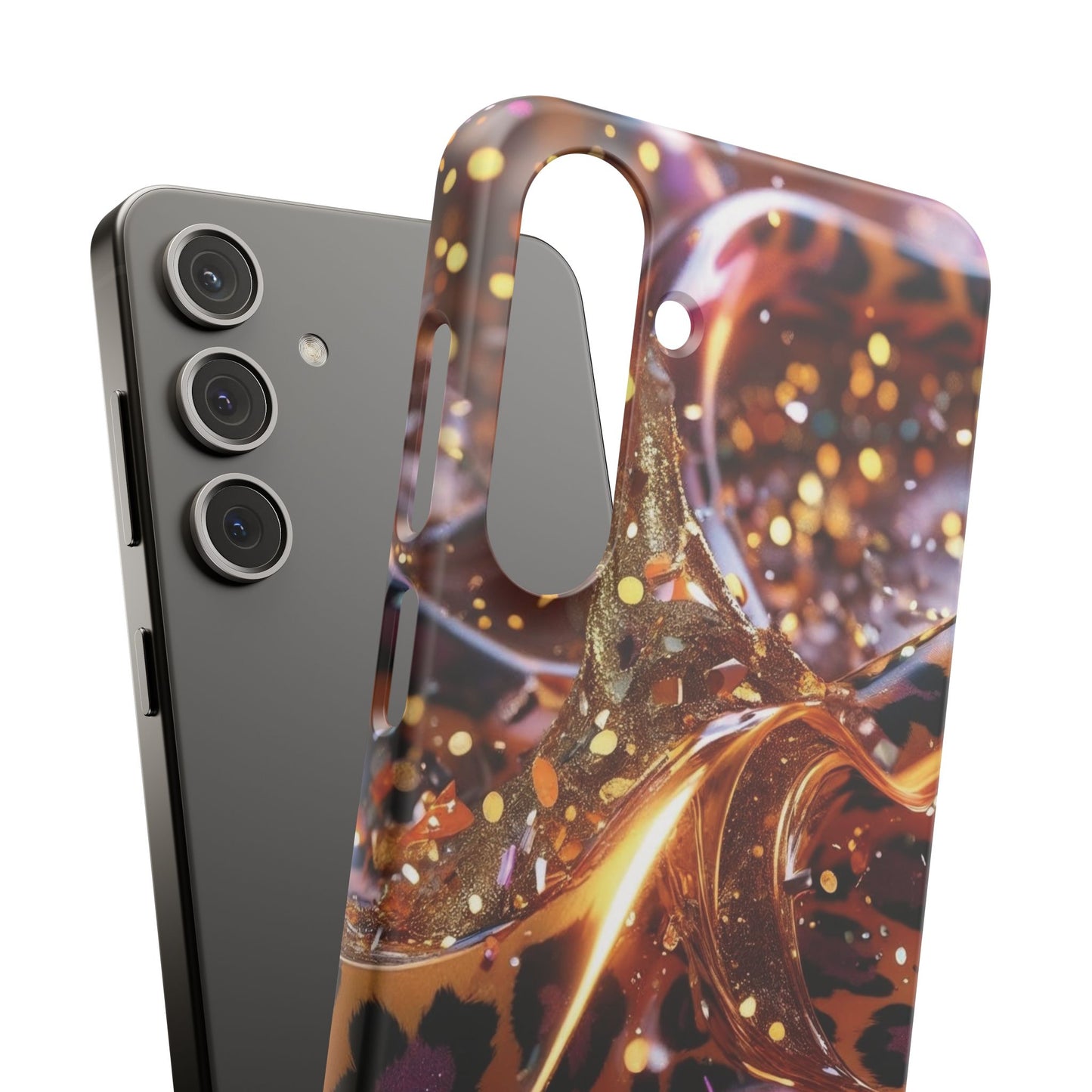 Snap Case Leopard Muster Samsung Handyhülle