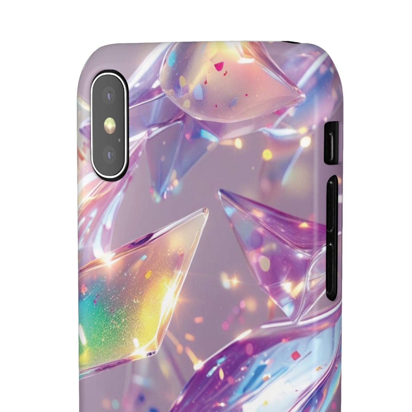 Snap Case iPhone Handyhülle – 3D-Effekt mit Diamant Design