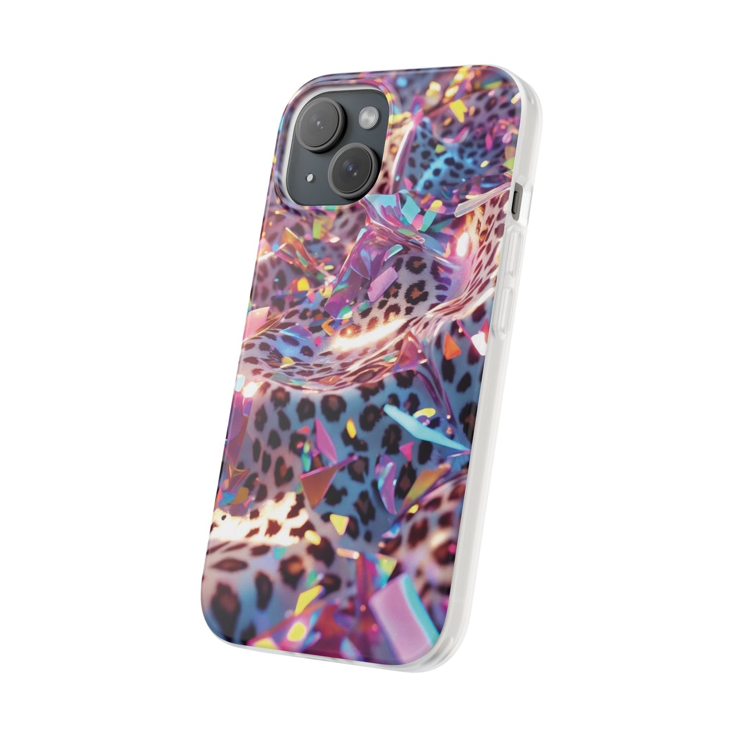 iPhone Flexi Case – Leopardenmuster