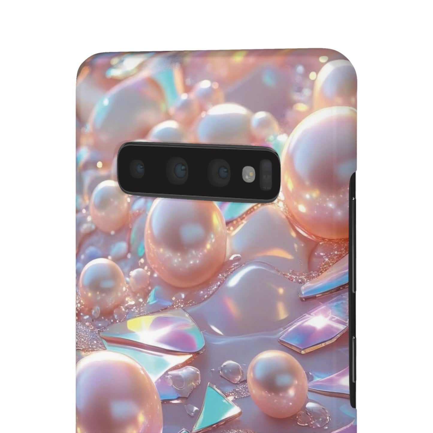 Snap Case Samsung Handyhülle – 3D Perlen Effekt