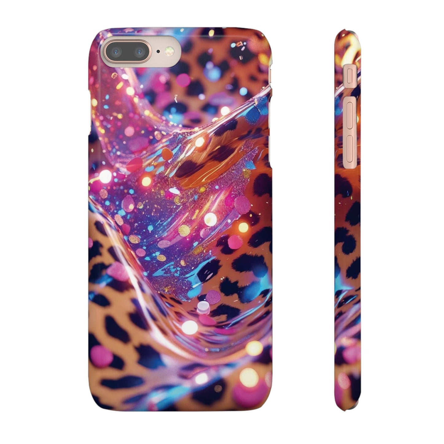 Snap Case Leopard Muster iPhone Handyhülle