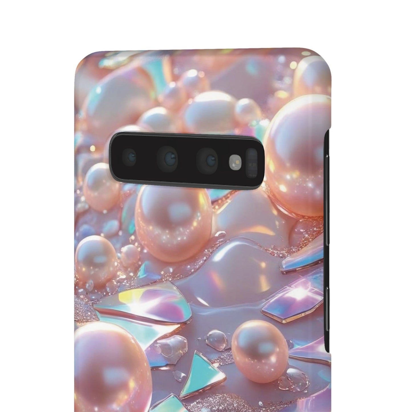 Snap Case Samsung Handyhülle – 3D Perlen Effekt