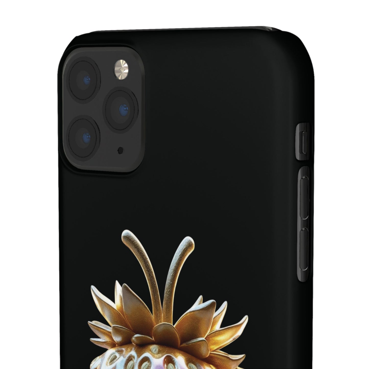 Snap Case iPhone Handyhülle - 3D Effekt Erdbeeren