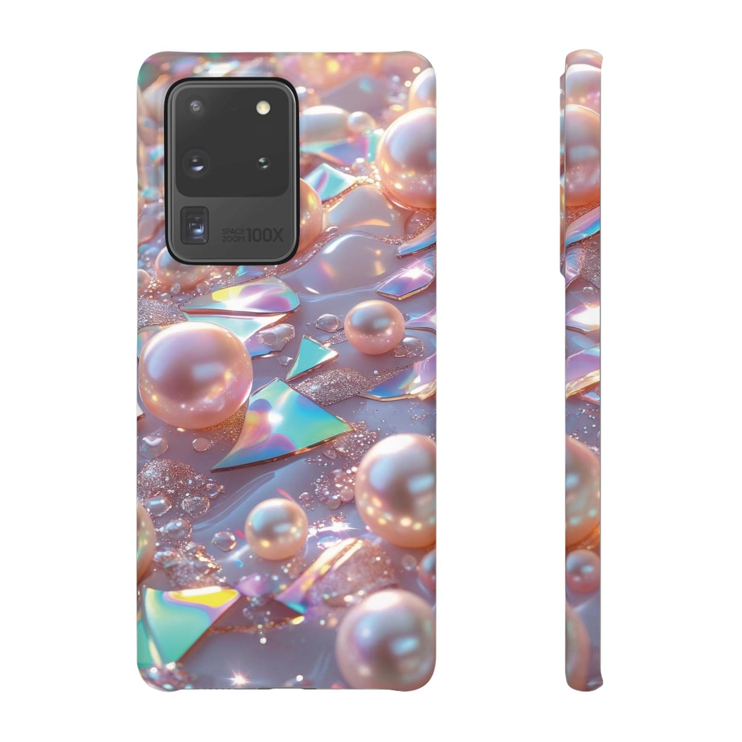 Snap Case Samsung Handyhülle – 3D Perlen Effekt