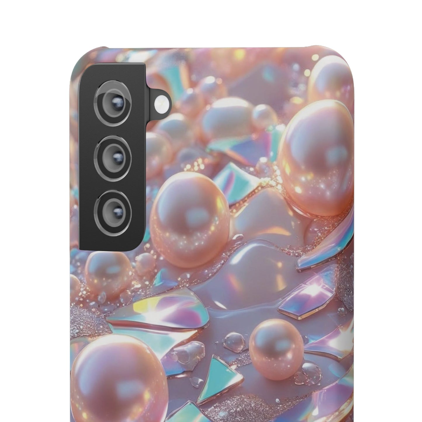 Snap Case Samsung Handyhülle – 3D Perlen Effekt
