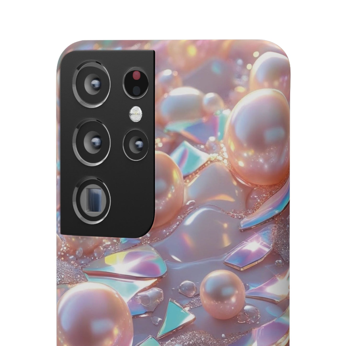 Snap Case Samsung Handyhülle – 3D Perlen Effekt