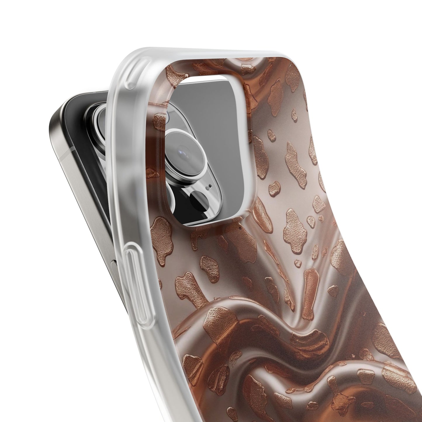 iPhone Flexi Case – Leopardenmuster