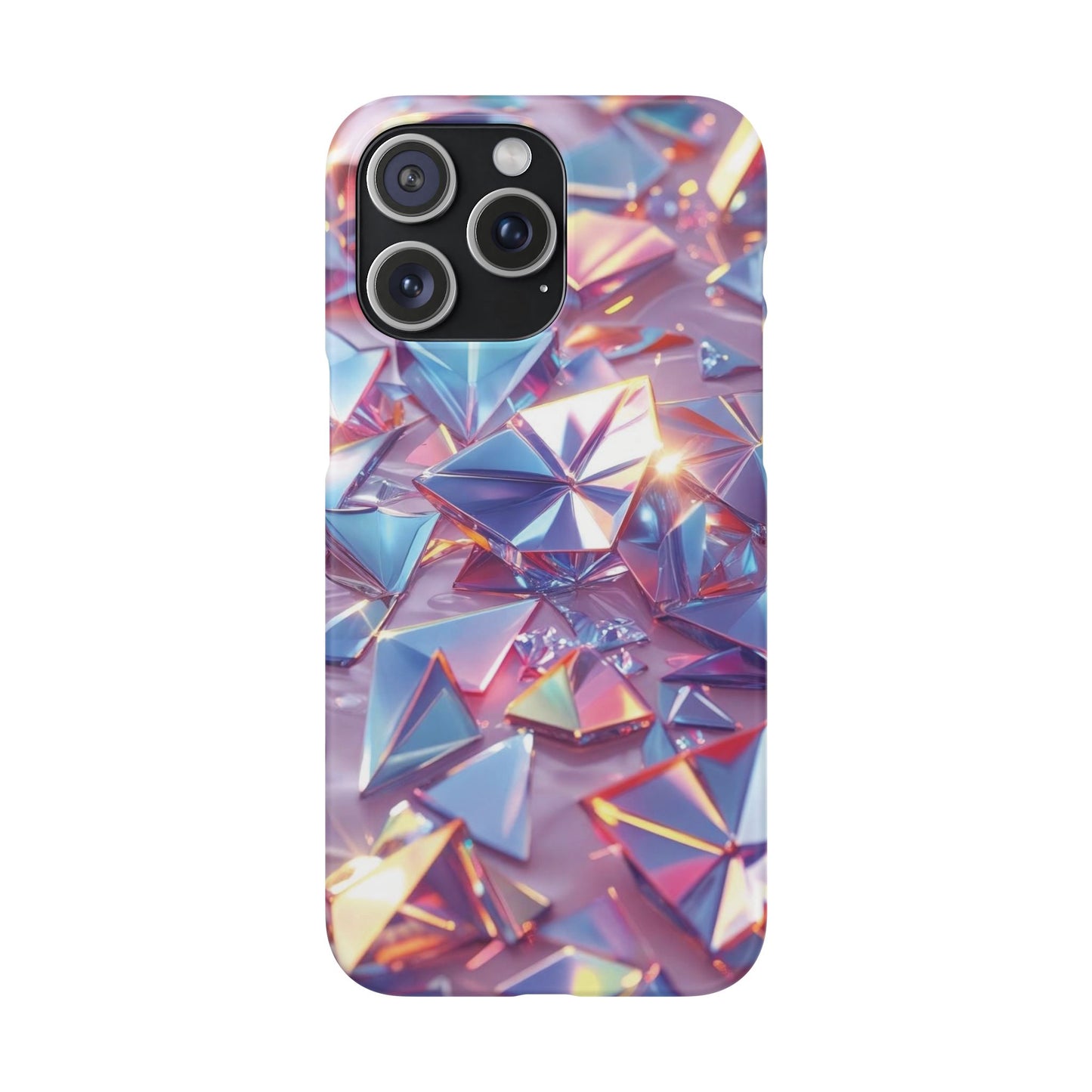 Snap Case iPhone Handyhülle – 3D-Effekt mit Diamant Design