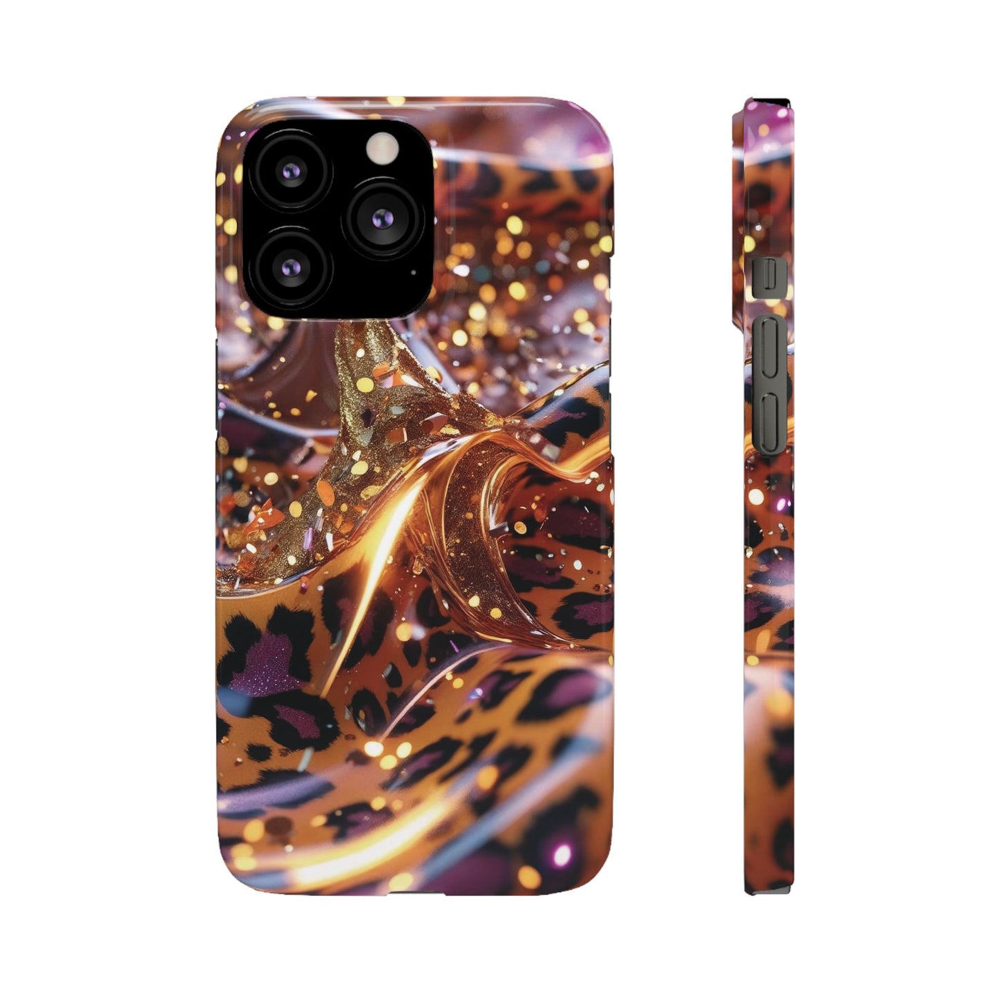 Snap Case Leopard Muster iPhone Handyhülle
