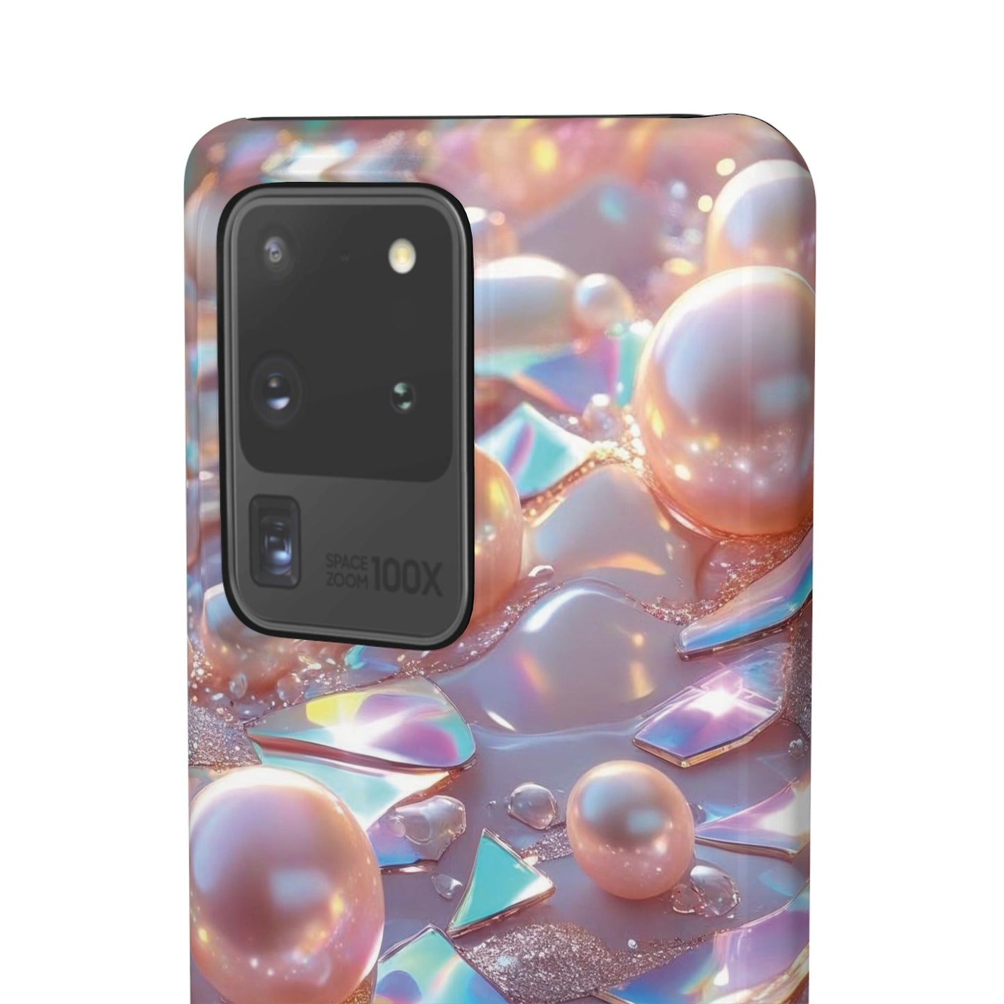 Snap Case Samsung Handyhülle – 3D Perlen Effekt