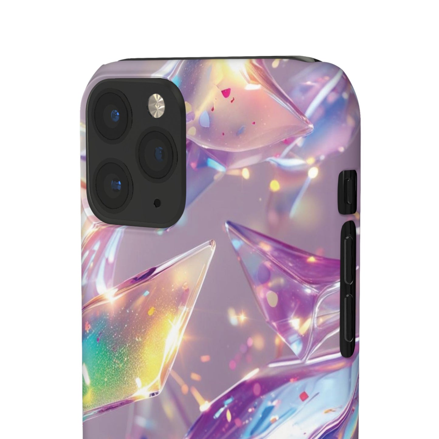 Snap Case iPhone Handyhülle – 3D-Effekt mit Diamant Design