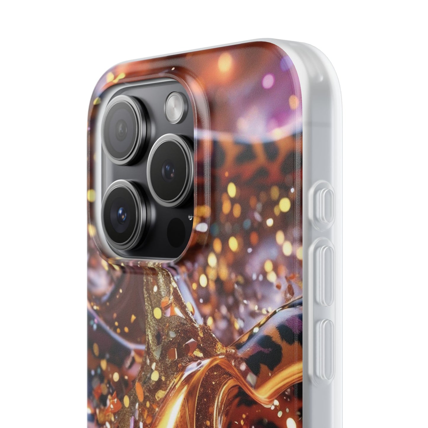 iPhone Flexi Case – Leopardenmuster