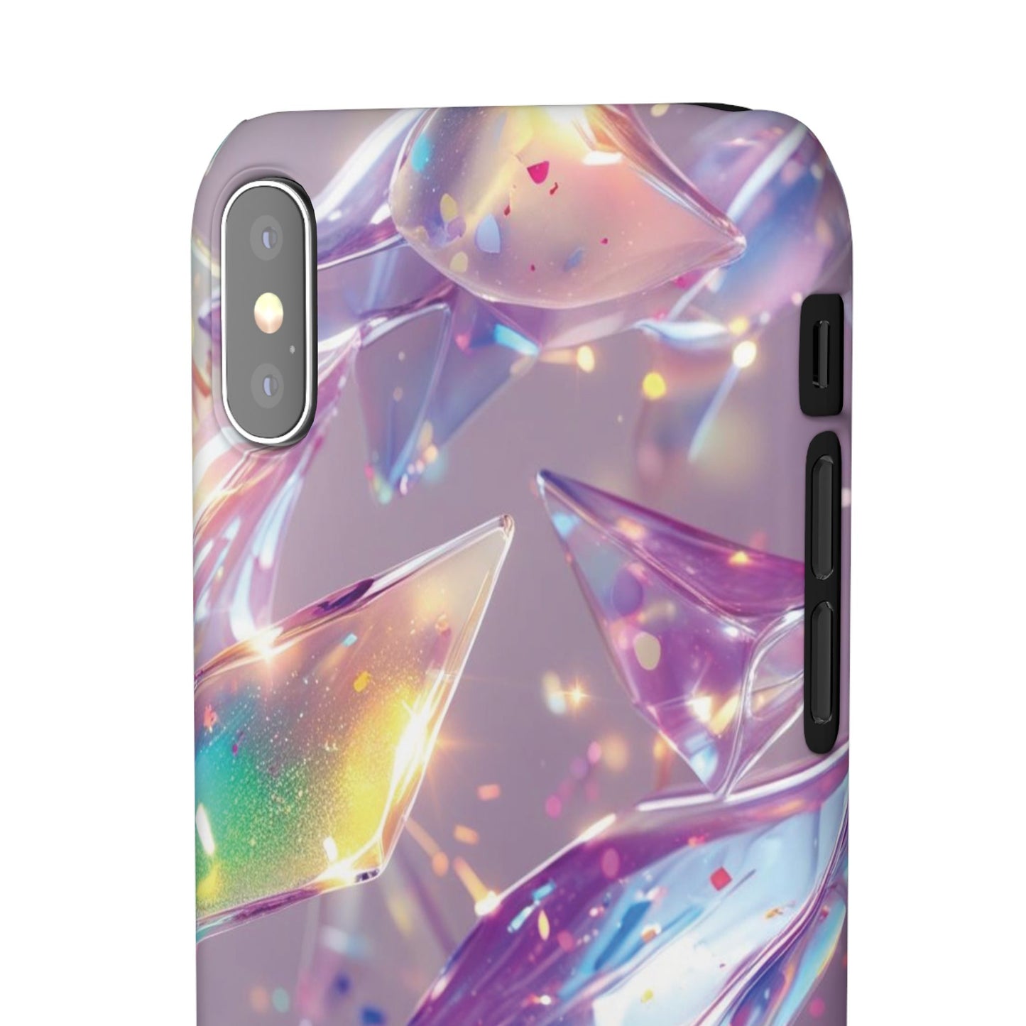 Snap Case iPhone Handyhülle – 3D-Effekt mit Diamant Design