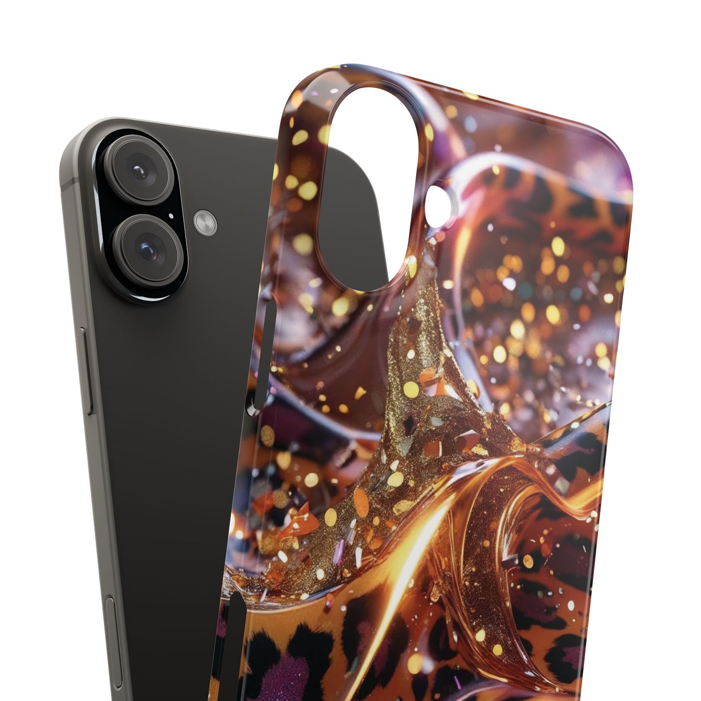 Snap Case Leopard Muster iPhone Handyhülle