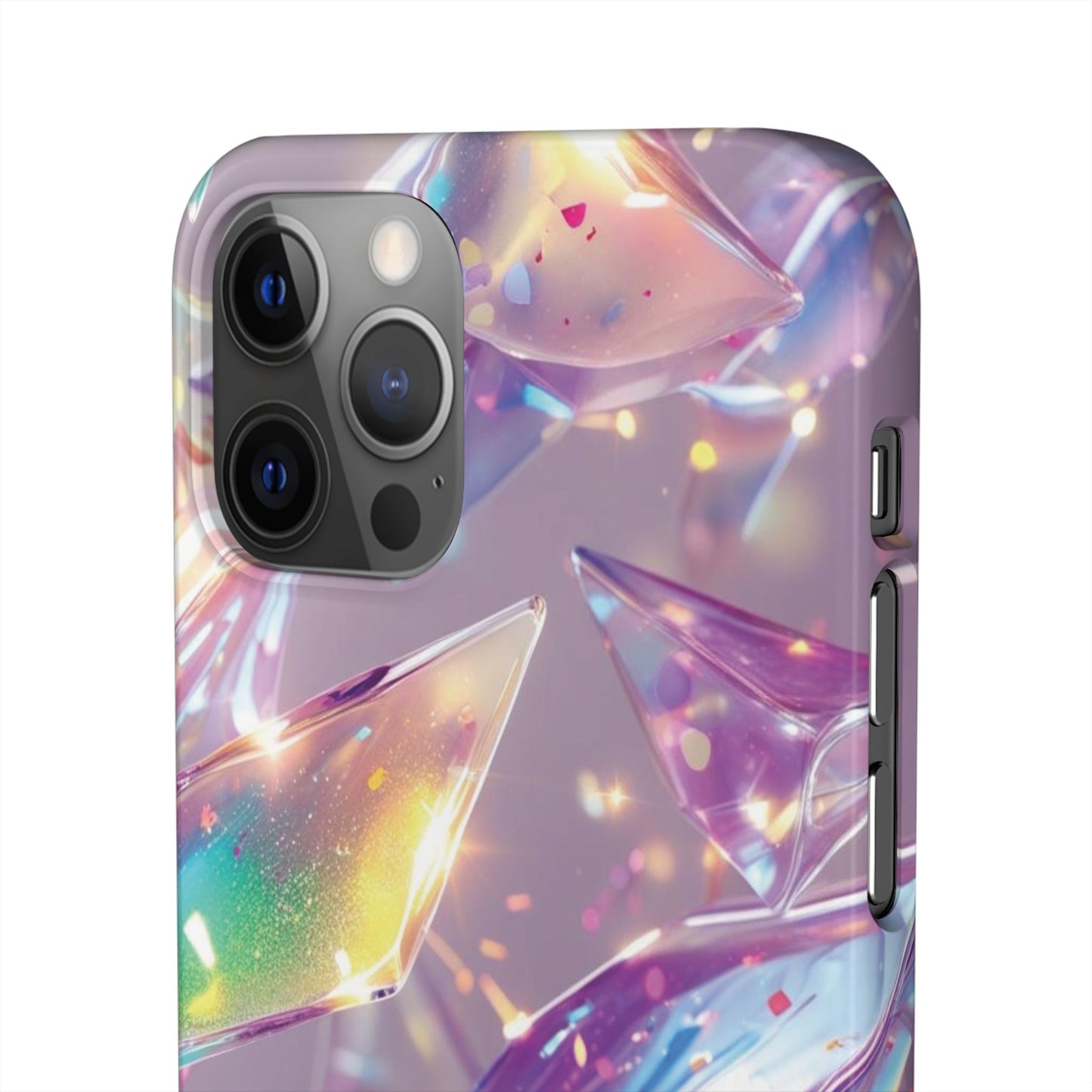 Snap Case iPhone Handyhülle – 3D-Effekt mit Diamant Design