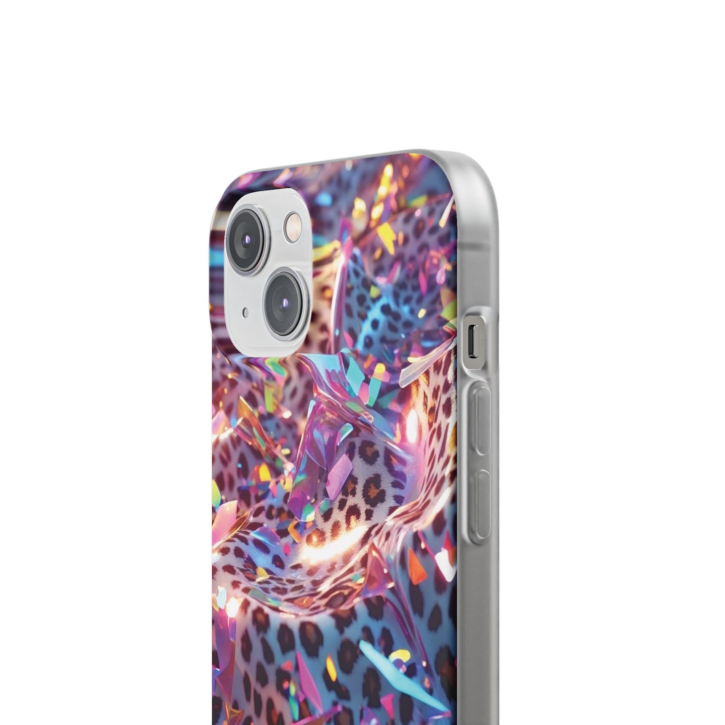 iPhone Flexi Case – Leopardenmuster