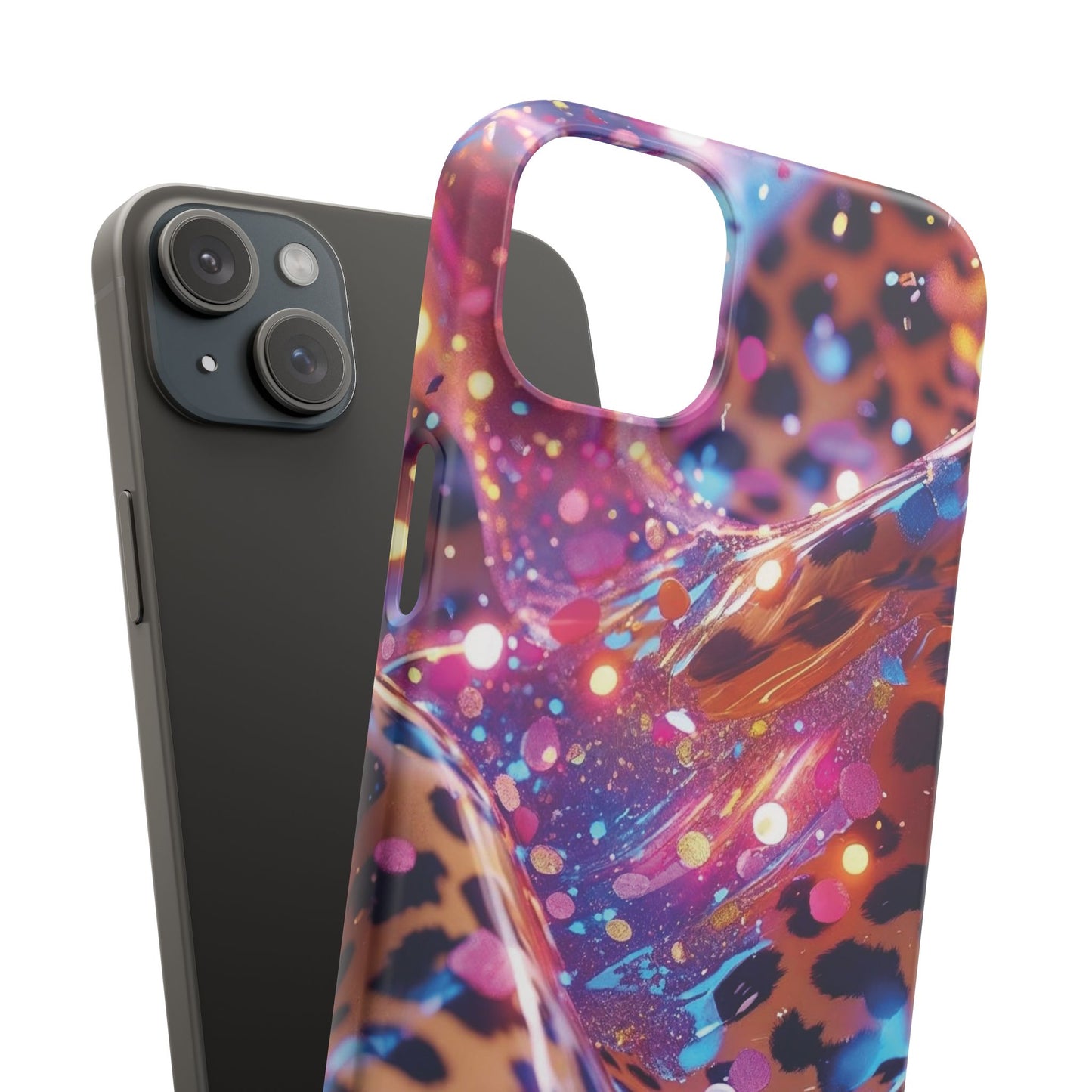 Snap Case Leopard Muster iPhone Handyhülle