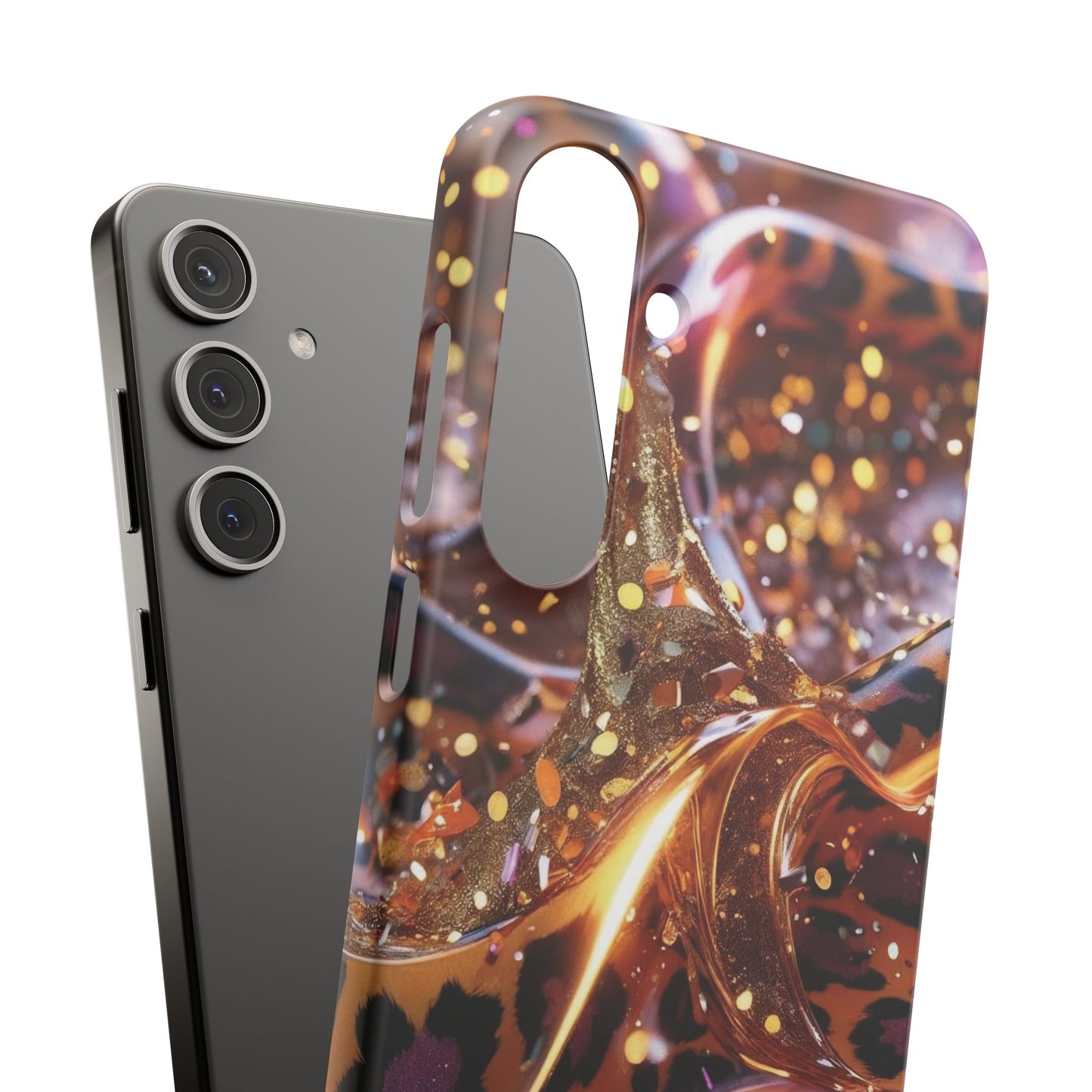 Snap Case Leopard Muster Samsung Handyhülle