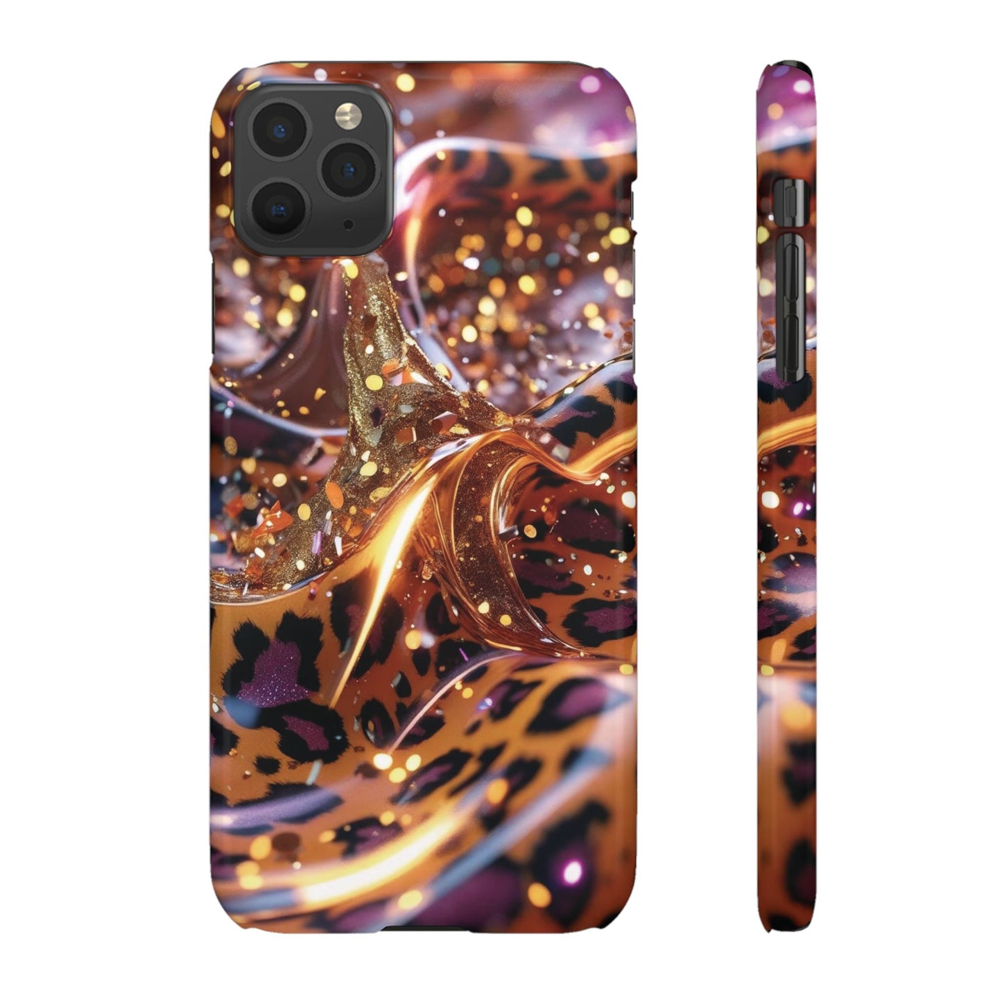 Snap Case Leopard Muster iPhone Handyhülle