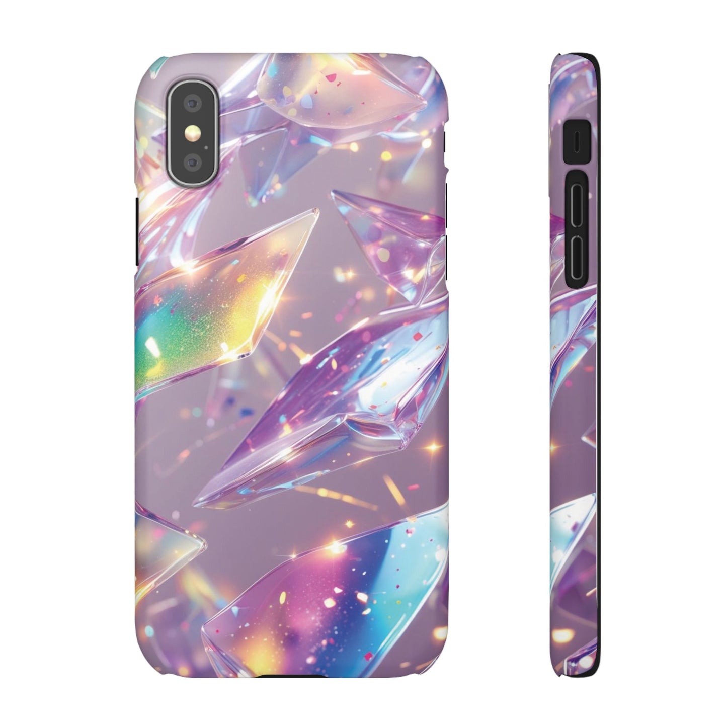 Snap Case iPhone Handyhülle – 3D-Effekt mit Diamant Design