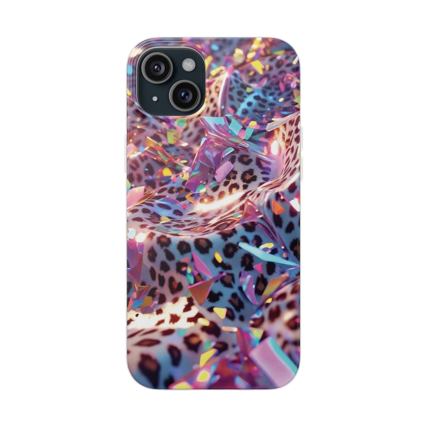 iPhone Flexi Case – Leopardenmuster