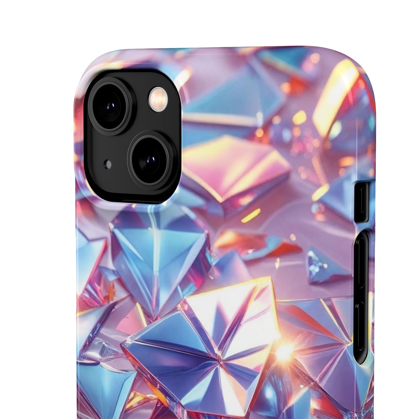Snap Case iPhone Handyhülle – 3D-Effekt mit Diamant Design
