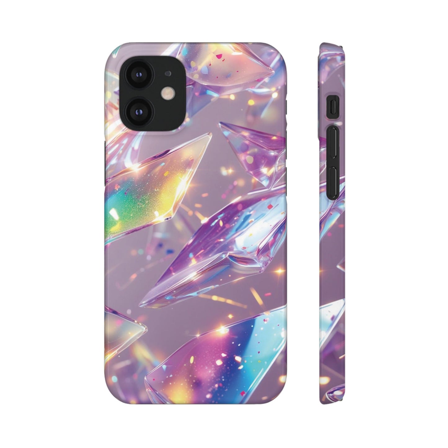 Snap Case iPhone Handyhülle – 3D-Effekt mit Diamant Design