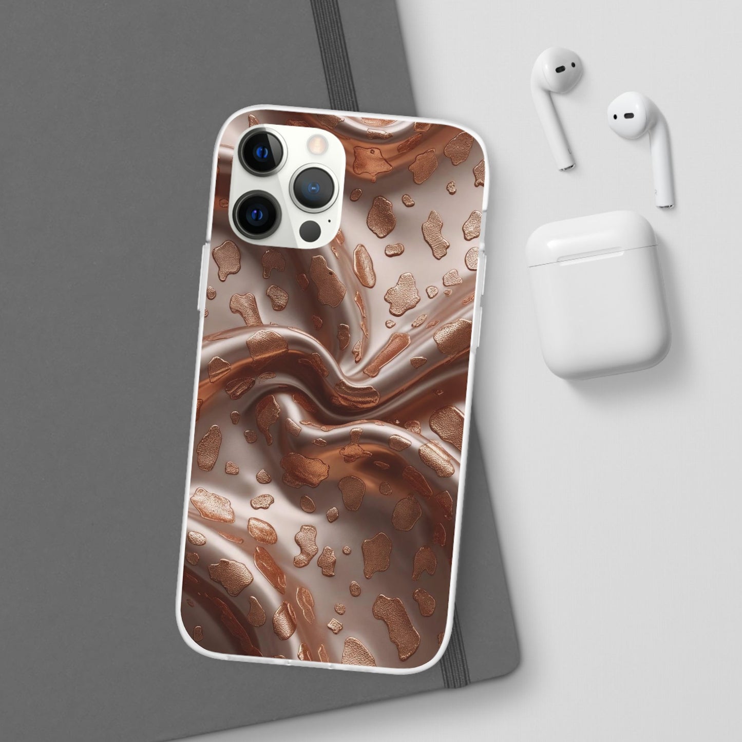 iPhone Flexi Case – Leopardenmuster