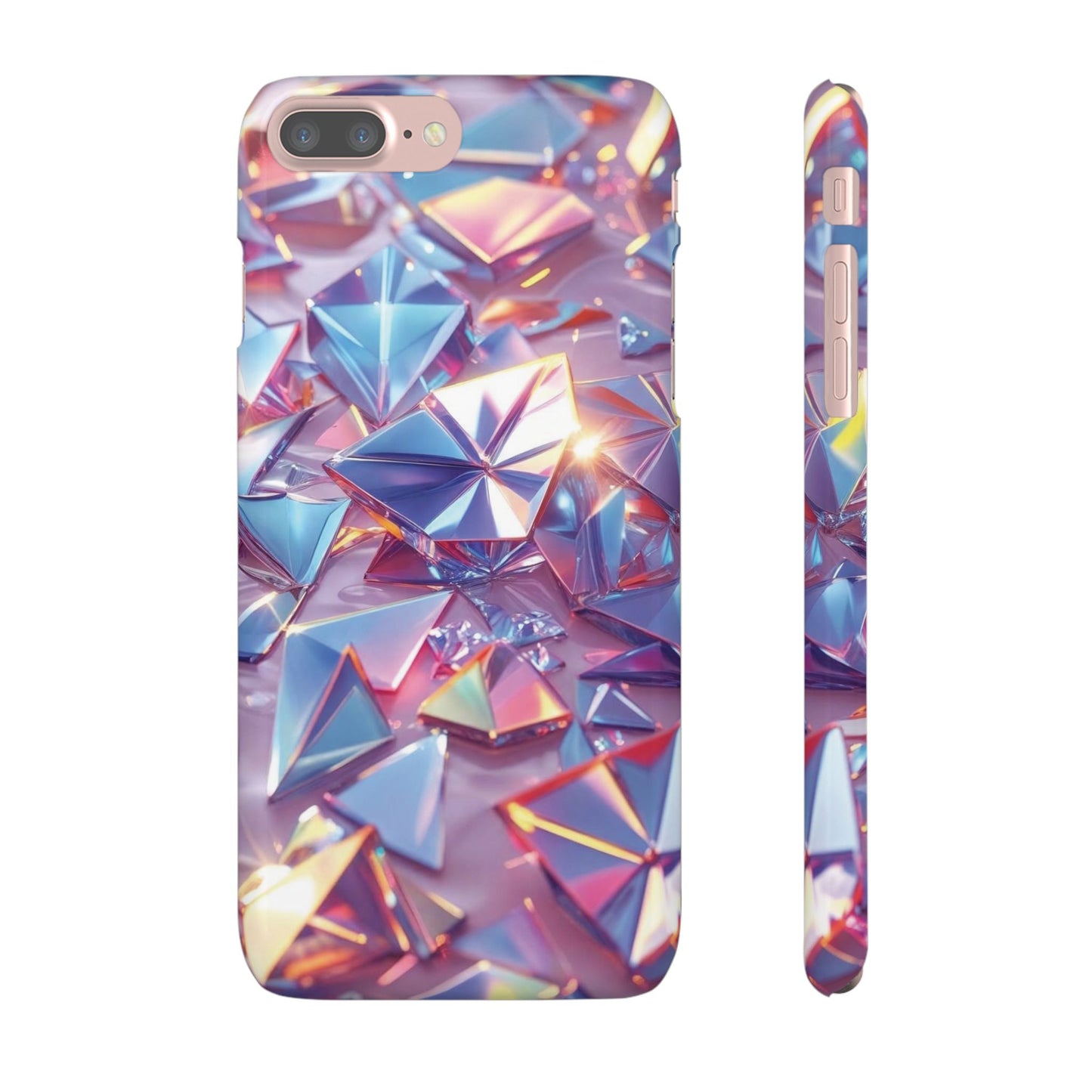 Snap Case iPhone Handyhülle – 3D-Effekt mit Diamant Design