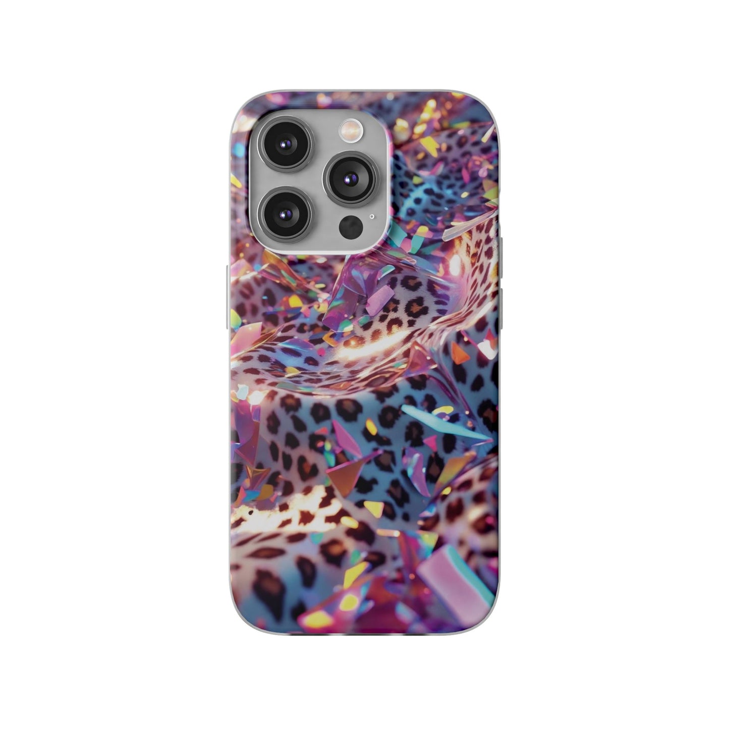 iPhone Flexi Case – Leopardenmuster