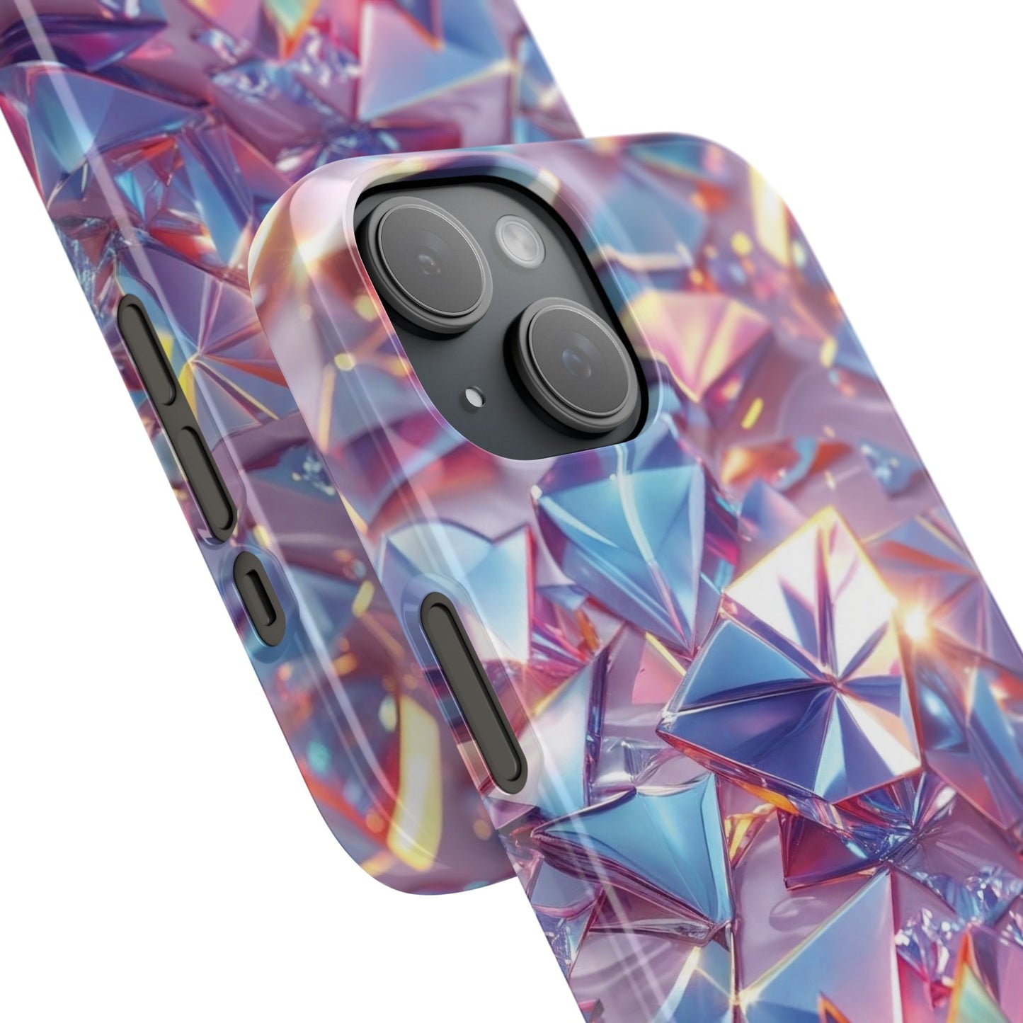 Snap Case iPhone Handyhülle – 3D-Effekt mit Diamant Design