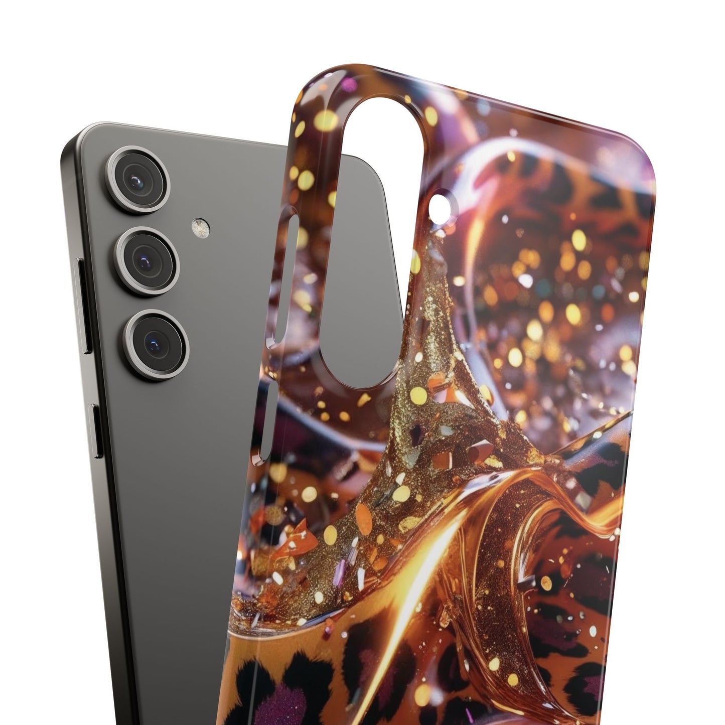 Snap Case Leopard Muster Samsung Handyhülle