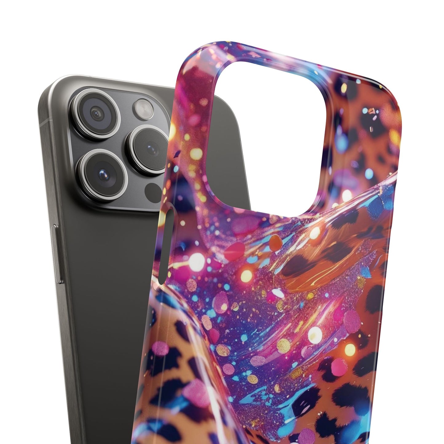 Snap Case Leopard Muster iPhone Handyhülle