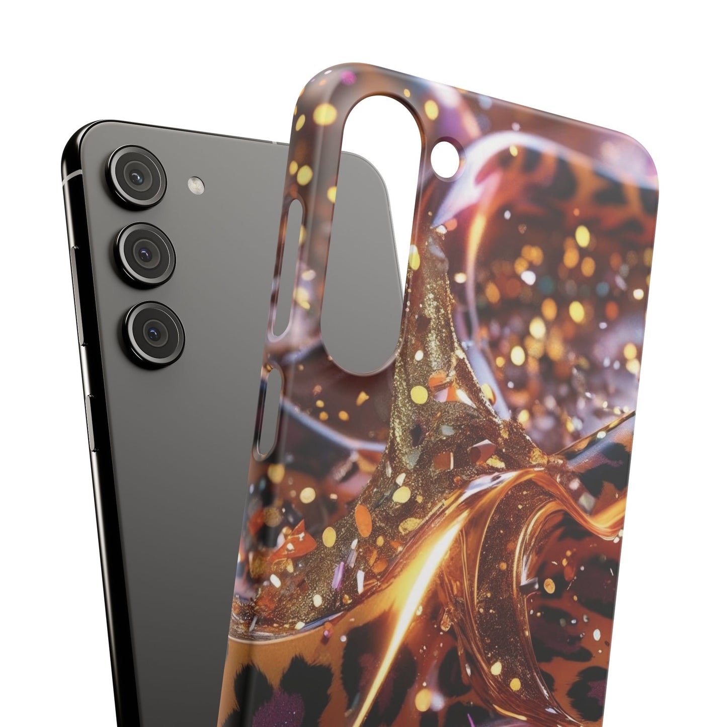 Snap Case Leopard Muster Samsung Handyhülle