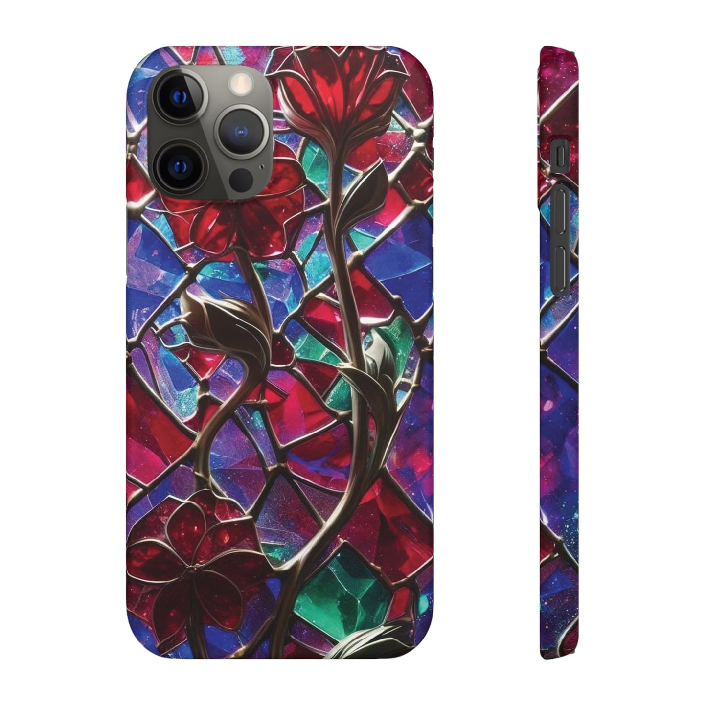 iPhone Snap Case – Glasmosaik 3D Optik Design