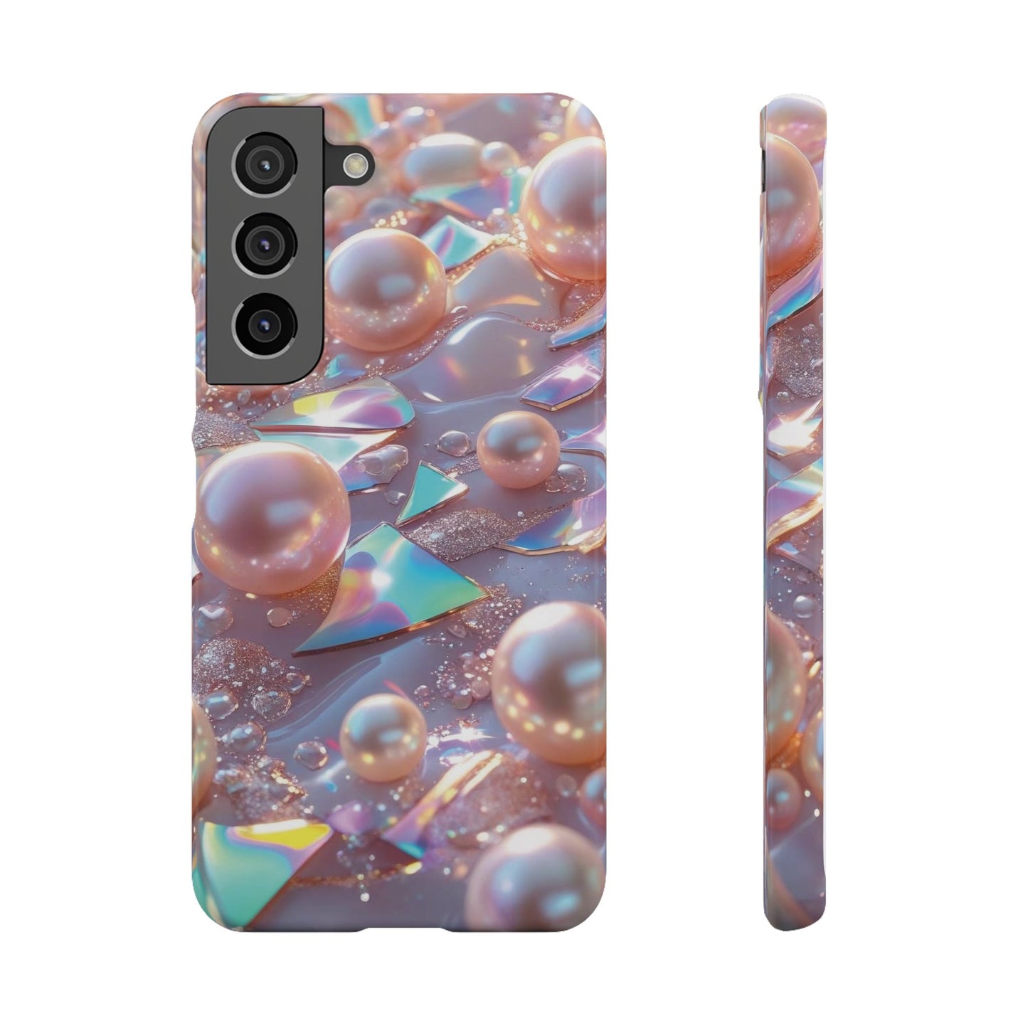 Snap Case Samsung Handyhülle – 3D Perlen Effekt