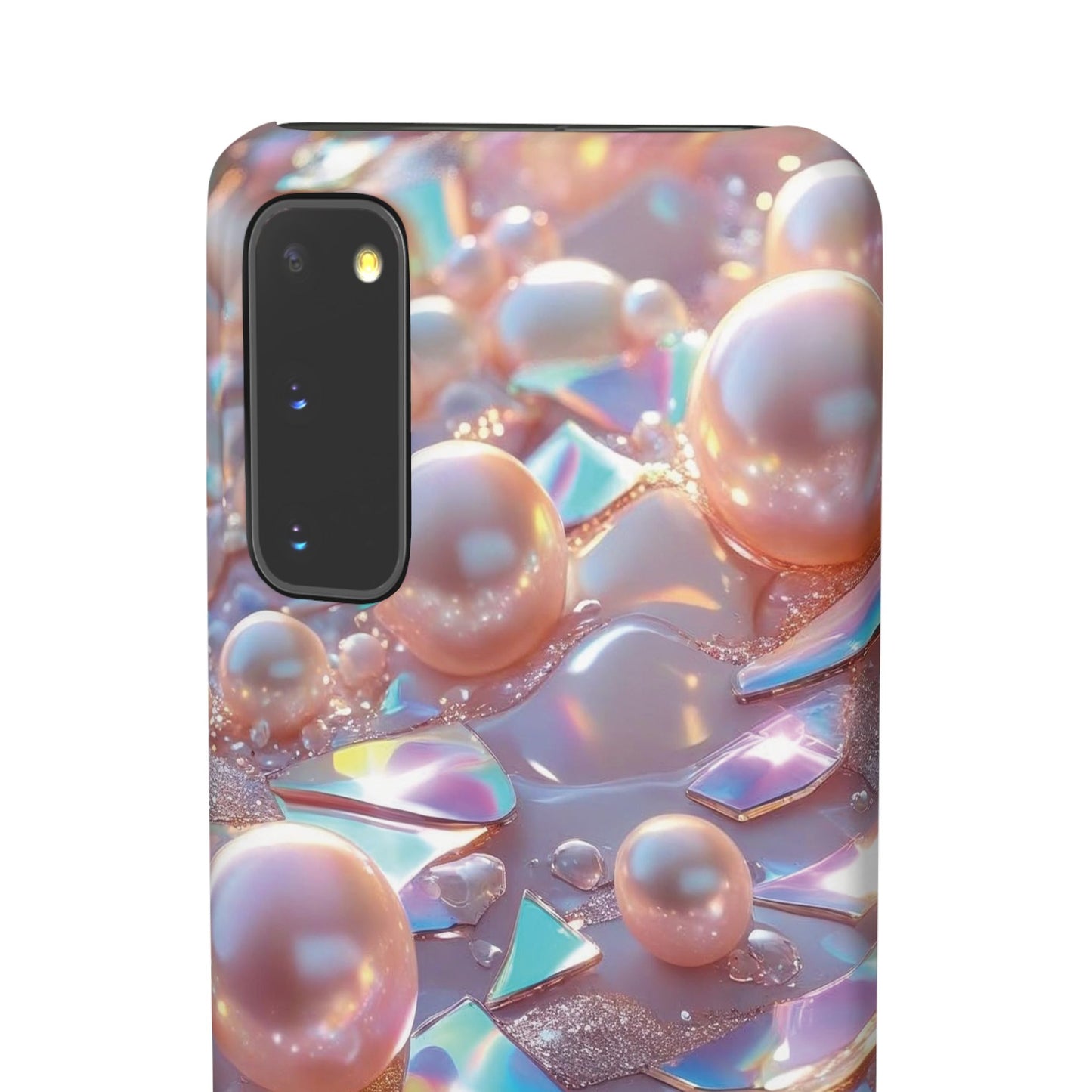 Snap Case Samsung Handyhülle – 3D Perlen Effekt